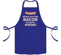 O Ti Piace Il Bacon O Hai Torto Divertente Grembiule In Cotone 100% Biologico