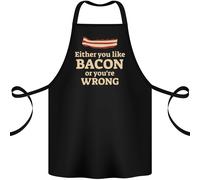 O Ti Piace Il Bacon O Hai Torto Divertente Grembiule In Cotone 100% Biologico