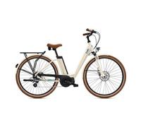 O2 feel ivog 4 1 univ shimano altus tourney 8v 400 wh 28 bianco bici elettrica da citta