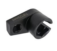 O2 Sensor Socket Set 3/8" con fresa filettata M18 x 1,5 - Strumento per sonda lambda Offset per spazi ristretti - Acciaio al cromo vanadio nero ossidato (5 pezzi)