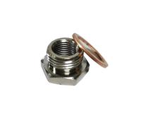 O2 Sensore Lambda Connettore adattatore riduttore distanziale sensore ossigeno O2 di scarico da M18 x 1.5 mm a M12 x 1.25 mm