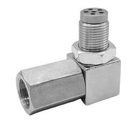 O2 Sensore Ossigeno Sonda Distanziatore sensore ossigeno posteriore catalizzatore scarico auto M18x1.5 adattatore Lambda O2 fissaggio CEL catalizzatore a 90 gradi