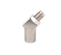 O2 Sensore Ossigeno Sonda M18X1.50 Universale Per Auto Sensore di Ossigeno Adattatore Extender O2 Tappo Estensione Convertitore Catalitico 0/45/90 Gradi Sensore di Ossigeno Distanziatore(45degree)