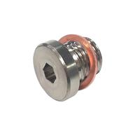 O2 Sensore Ossigeno Sonda Raccordi adattatore per presa sensore di ossigeno Lambda M12x1.25 O2 con rondella