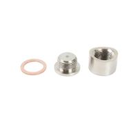 O2 Sonda Lambda Sensor Adattatore Tappi E Tappi Montaggio Per Sensore Ossigeno O2 In Acciaio Inossidabile M18 X 1,5 Con Dado Montaggio Stile Piatto O Dentellato Sensore Ossigeno(Notched Style)