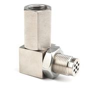 O2 Sonda Lambda Sensor Catalizzatore In Acciaio Inossidabile 90 ° M18 * 1.5 Mini Convertitore Catalitico Di Ossigeno 02 Sensore Per Auto Sensore Ossigeno