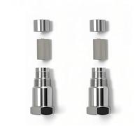 O2 Sonda Lambda Sensor Sensore Catalizzatore Di Ossigeno 2PCS Mini 46.5 * 16.0 * 16.9MM Per Accessori Durevoli In Acciaio Inossidabile Argento Per Automobili Sensore Ossigeno