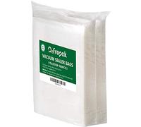 O2frepak 15X25cm(100Buste) Sacchetti professionali per sottovuoto compatibili con tutte le macchine sigillatrici Idonei alla bollitura,senza BPA,adatti per cottura sous vide e congelamento