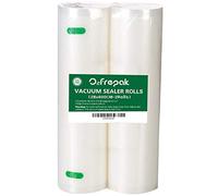 O2frepak 2 Rotoli 28X600cm Buste Rotoli Sottovuoto Alimenti,Sacchetti Sottovuoto per Alimenti,Sacchi Sottovuoto Alimenti senza BPA (totale:1200cm)