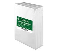 O2frepak 20X30cm(100Buste) Sacchetti professionali per sottovuoto compatibili con tutte le macchine sigillatrici Idonei alla bollitura,senza BPA,adatti per cottura sous vide e congelamento