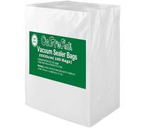 O2frepak 25X35cm(100Buste) Sacchetti professionali per sottovuoto compatibili con tutte le macchine sigillatrici Idonei alla bollitura,senza BPA,adatti per cottura sous vide e congelamento
