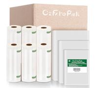 O2frepak 50x15x25cm,50x20x30cm,50x25x33cm e 3Rouleau 20x600cm,3Rouleau 28x600cm Buste Sottovuoto Alimenti,Sacchetti Sottovuoto per Alimenti,Sacchi Sottovuoto Alimenti senza BPA