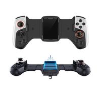 OAAZEPLGK JK02 Controller Gamepad Telescopico Radiatore Semiconduttore Maniglia Di Raffreddamento For Giochi Compatibile Con IOS/Switch/Android Cellulare Joystick Da Gioco(WHITE)