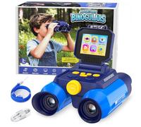 OAEBLLE Binocolo Bambini 10x25 con Fotocamera Foreste e Safari - Blu Scuro