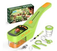 OAEBLLE Cattura Insetti Bambini, Microscopio 500X IPS 2,4" 1080P STEM
