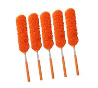 OAEPG Extendable Fiber Dusters Telescopic Long Handle Bendable Head Cleaner Brush for High Ceiling And Tight Space Cleaning Bendable Head Remover