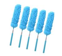 OAEPG Extendable Fiber Dusters Telescopic Long Handle Bendable Head Cleaner Brush for High Ceiling And Tight Space Cleaning Bendable Head Remover