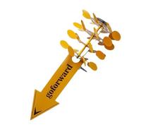 OAEPG Go for Ward Vertical Sign for Standing Large Front Door Home Decorations Windmills Road Decorations Outdoor Garden