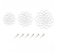 OAEPG Set di fissazioni professionali per piante Supporto per composizioni floreali Supporto per composizioni floreali per organizzare i fiori con coperchio per rack forniture strumento per fiori