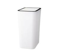 OAEPG Simple Press Open Trash Can Garbage Container Waste Bin Suitable for Various Indoor Settings Home Garbage Solution