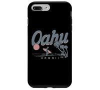 Oahu Hawaii Surf North Shore Vintage Souvenir Surf Surfer Custodia per iPhone 7 Plus/8 Plus