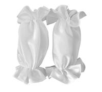 OAJABBGE 1 Paio Guanti Da Sposa In Raso Comode Maniche Eleganti Maniche Traspiranti Per Cerimonie Nuziali E Servizi Fotografici Guanti Morbidi E Confortevoli