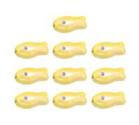 OAJABBGE 10 Ceramica Dipinta A Mano con Ciondolo A Forma Pesce Perline Sciolte Colorate per Braccialetti Catena del Telefono Accessori per Gioielli Perline Pesce A Doppia Faccia Catene del