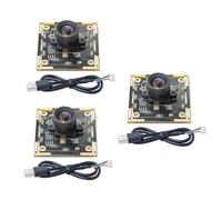 OAJABBGE 3pcs OV9732 1MP Camera Modules 100 Degree Viewing USB Adapter Compatible for Automatic Dartboard Scoring Robotics Viewing Camera