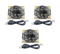 OAJABBGE 3pcs OV9732 1MP Camera Modules 100 Degree Viewing USB Adapter Compatible for Automatic Dartboard Scoring Robotics Viewing Camera