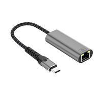 OAJABBGE Adattatore da USB 3.0 a Ethernet USB tipo C a Ethernet RJ45 Adattatore cavo portatile per computer portatili