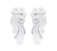 OAJABBGE Elegant Bridal Sewing Flower With Embroidery And Shimmering Sequins For Wedding Dresses Formal Attire Elegant Evening Gown Embroidery Patches