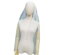 OAJABBGE Elegante Velo Da Sposa Confortevole E Leggero Con Perle Decorative In Pizzo Per Addii Nubilato E Addio Nubilato Velo A Strato Singolo