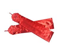 OAJABBGE Eleganti Guanti Da Festa Satinati Anni '20 Antichi Per Le Donne Feste In Maschera Eventi Formali Raduni Oggetti Scena Guanti Da Ballo