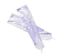 OAJABBGE Eleganti Guanti Da Festa Satinati Anni '20 Antichi Per Le Donne Feste In Maschera Eventi Formali Raduni Oggetti Scena Guanti Da Ballo