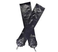 OAJABBGE Eleganti Guanti Da Festa Satinati Anni '20 Antichi Per Le Donne Feste In Maschera Eventi Formali Raduni Oggetti Scena Guanti Da Ballo