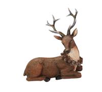 OAJABBGE Figurine Renne Natale Decorazioni Figure Cervi in Piedi Modello Animale Cervo per La Casa Armadietto del Vino Decorazioni per La Tavola Figurine Renne Natale