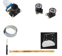 OAJABBGE Fotocamera Per Messa A Fuoco Calpestabile Infrarossi Notte Modulo Macchina Fotografica Nero Per Fotocamera 4b 3b+ 3b+ 1.3/