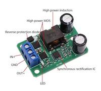 OAJABBGE Modulo Alimentazione Convertitore Potenza Step Down da 24 V/12 A 5 /5A per Rettificazione Sincrona Sostituisci per Dispositivi Domestici Convertitore Step Down