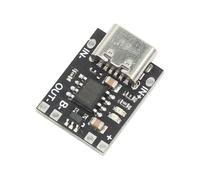 OAJABBGE Modulo Ricarica per Batteria Litio USB Tipo C 1A 3 7 V 4 2 V Pannello con Scheda Protezione Batteria Litio Tipo C