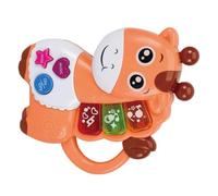 OAJABBGE Musical Learning Toy with Multiple Instrument Sounds Melodies Cartoon Shape Early Childhood Electronic Piano Keyboard Cartoon Giraffe Musical Learning Toy