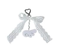 OAJABBGE Portachiavi Ispirato Alle D'angelo Robusta Decorazione Per Borsa Realizzata In Acrilico Per Un Regalo Alla Che Regala Un Elegante Ciondolo Portachiavi A Forma Angelo