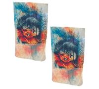 OAJABBGE Rasi Leggeri Chiffons Danze dei Leoni Culto Bandiere per Spettacoli Prolungati E Cerimonie All'aperto Bandiere per Spettacoli Squadre Ballo Professionali