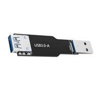 OAJABBGE Scheda Estensione USB 3.0 Avanzata Tipo A Adattatore da Maschio A Femmina Convertitore USB Affidabile per Connessione E Adattamento del Computer