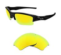 Oak&ban Lenti di ricambio polarizzate per occhiali da sole Oakley Half Jacket XLJ, Dorato - Polarizzato, Oakley Half jacket XLJ
