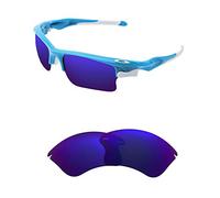 Oak&ban Lenti polarizzate di ricambio per occhiali da sole Oakley Fast Jacket XL, Viola - Polarizzato, Oakley Fast Jacket XL