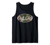 Oak Cliff Dallas Camo Vintage Throwback Aesthetic Canotta