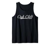 Oak Cliff Vintage Inspired Throwback Varsity Classic Design Canotta
