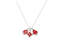 OAK & LUNA - Collana con iniziale personalizzata in salice - Opzione diamante - Regalo personalizzato per lei, donne, mamma - Regalo delicato per la festa della mamma, Natale, vario, argento Sterling