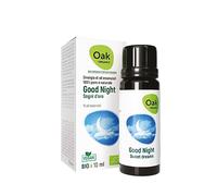 OAK ORGANIC Per NATURANDO Good Night Profumatore Ambiente agli Oli essenziali 10 ML - Miscela di 13 Oli Essenziali Bio & Vegan per Rilassamento