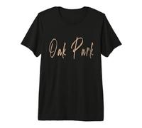 Oak Park Illinois, Design Vintage ed Elegante Maglietta Premium